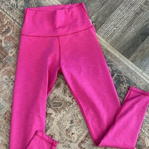 Ribbed Hot Pink Activewear Legging